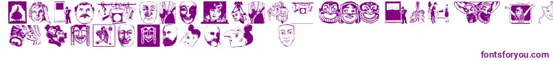 En savoir plus sur la police Dramaandco Police Dramaandco – polices violettes sur fond blanc