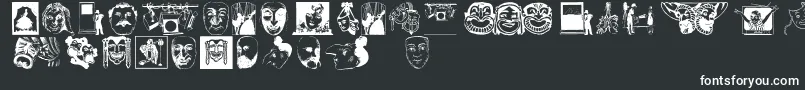 フォントDramaandco – 白い文字