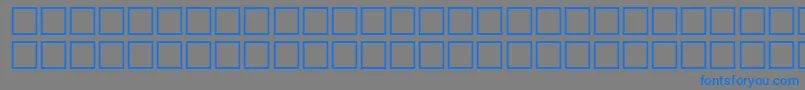 QuiveritalRegular Font – Blue Fonts on Gray Background