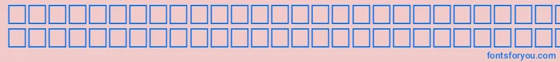 Шрифт QuiveritalRegular – синие шрифты на розовом фоне