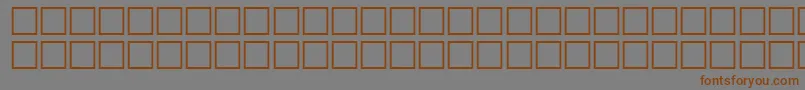 QuiveritalRegular Font – Brown Fonts on Gray Background