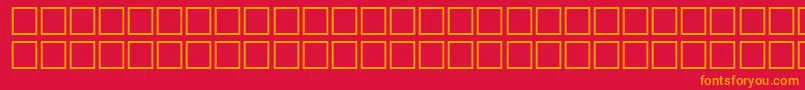 QuiveritalRegular Font – Orange Fonts on Red Background