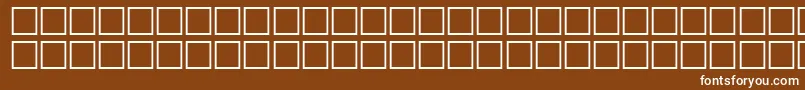 QuiveritalRegular Font – White Fonts on Brown Background