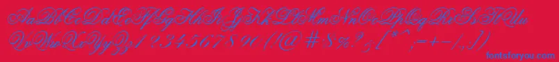 Más sobre la fuente Old Script fuente Old Script – Fuentes Azules Sobre Fondo Rojo