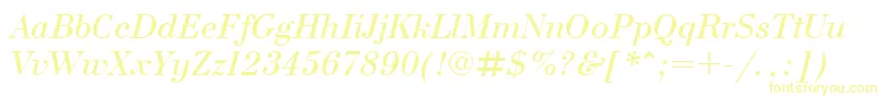 Lisätietoja BodonicttItalic-fontista BodonicttItalic-fontti – keltaiset fontit