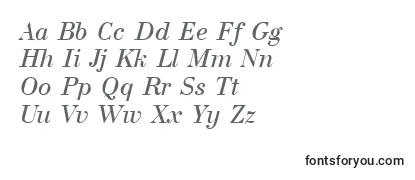 BodonicttItalic Font