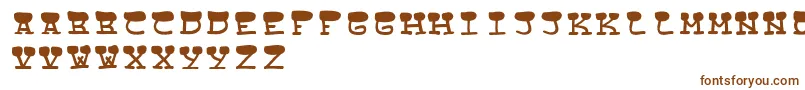 StreetCowboysRegular Font – Brown Fonts on White Background