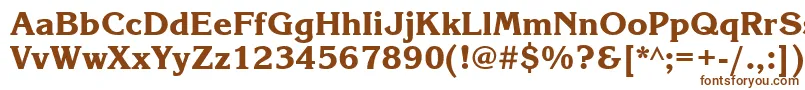 Korinnablackctt Font – Brown Fonts on White Background