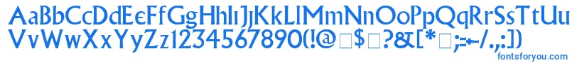 Weitere Informationen zur VillagePlain-Schriftart VillagePlain-Schriftart – Blaue Schriften