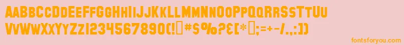 More about SfCollegiateSolid Font SfCollegiateSolid Font – Orange Fonts on Pink Background