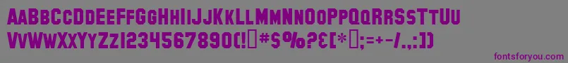 En savoir plus sur la police SfCollegiateSolid Police SfCollegiateSolid – polices violettes sur fond gris
