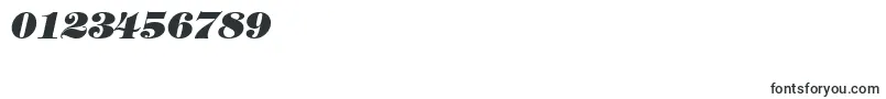 TiffanyHeavyItalicBt-Schriftart – Schriften für Zahlen und Nummern