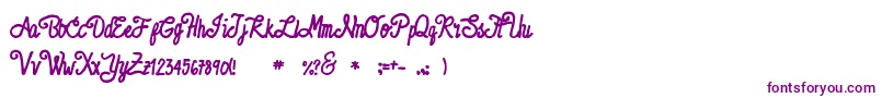 Police NobleNotes – polices violettes