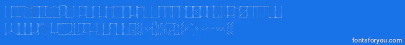 Suecoslocos Font – Pink Fonts on Blue Background