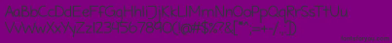 MaritimeTropicalNeue Font – Black Fonts on Purple Background