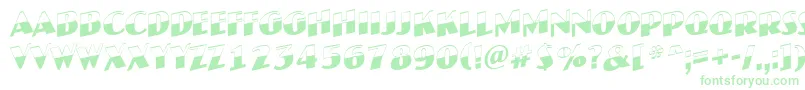 JaspertitulbwupRegular Font – Green Fonts on White Background