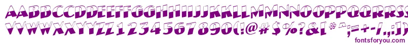 JaspertitulbwupRegular Font – Purple Fonts on White Background