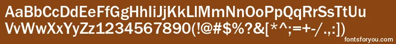 ItcfranklingothicstdMed Font – White Fonts on Brown Background