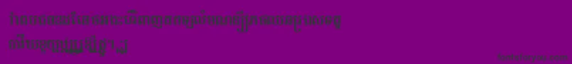 TlaprumRegular Font – Black Fonts on Purple Background