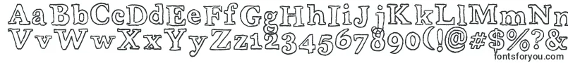 WobblyBobOutlines Font – Fonts Starting with W