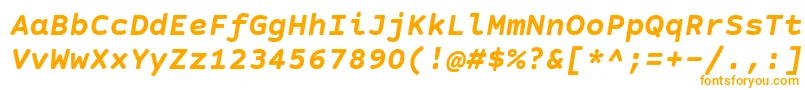 CourierPrimeSansBoldItalic Font – Orange Fonts
