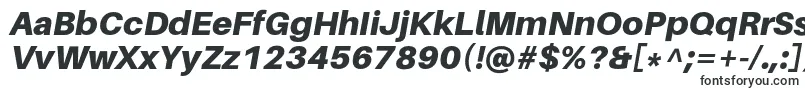 AileronBlackitalic-fontti – Liike-elämän fontit