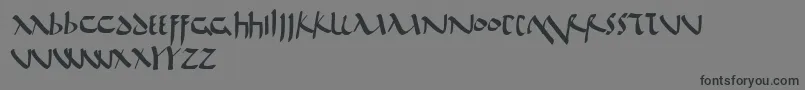 Подробнее о шрифте DeBellis Шрифт DeBellis – чёрные шрифты на сером фоне