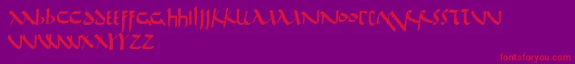 More about DeBellis Font DeBellis Font – Red Fonts on Purple Background