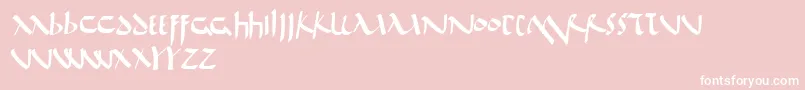 DeBellisフォントについての詳細 フォントDeBellis – ピンクの背景に白い文字