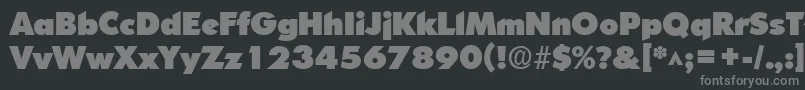 SharnayBlack-Schriftart – Graue Schriften auf schwarzem Hintergrund
