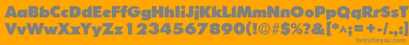 Weitere Informationen zur SharnayBlack-Schriftart SharnayBlack-Schriftart – Graue Schriften auf orangefarbenem Hintergrund