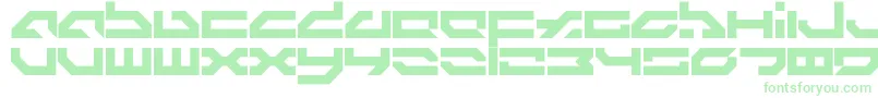 Ldr8 Font – Green Fonts on White Background
