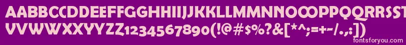 More about BerlinsansDemiexpert Font BerlinsansDemiexpert Font – Pink Fonts on Purple Background