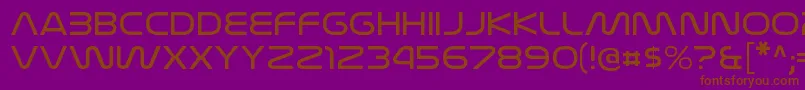 Lisätietoja NasalizationexltRegular-fontista NasalizationexltRegular-fontti – ruskeat fontit violetilla taustalla