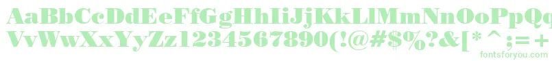 Tt0129c Font – Green Fonts on White Background