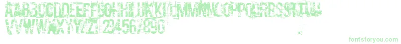CocaineNosejob Font – Green Fonts on White Background