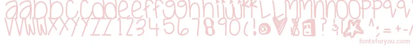 Justwaitandsee-Schriftart – Rosa Schriften