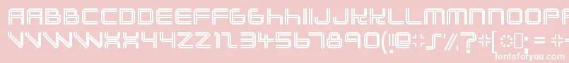 フォントLunasolRegular – ピンクの背景に白い文字