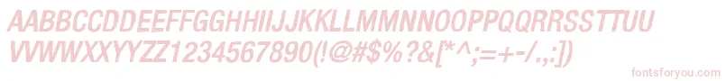 Шрифт KelpoticoItalic – розовые шрифты