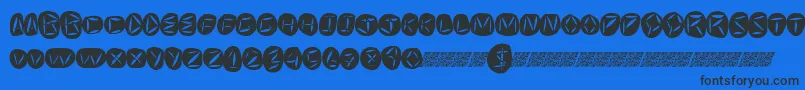Worldpeace-fontti – mustat fontit sinisellä taustalla
