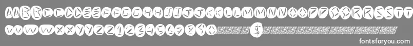 Worldpeace Font – White Fonts on Gray Background