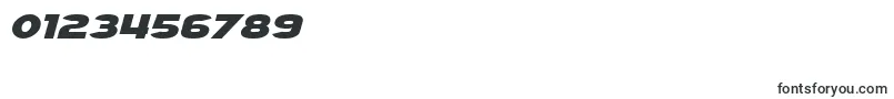 SfJuggernautItalic Font – Fonts for Numbers and Digits