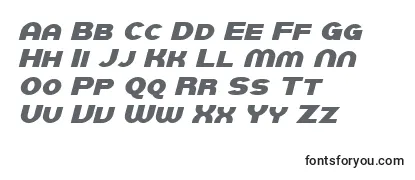 Шрифт SfJuggernautItalic