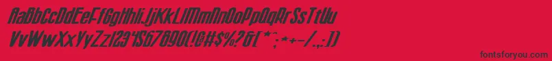 Sisterv2wi Font – Black Fonts on Red Background