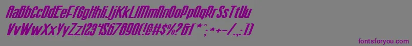 Sisterv2wi Font – Purple Fonts on Gray Background