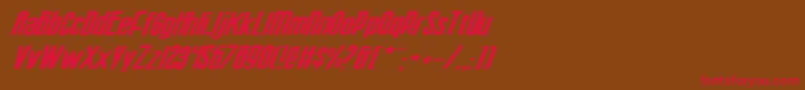 Sisterv2wi Font – Red Fonts on Brown Background