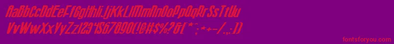 Sisterv2wi Font – Red Fonts on Purple Background