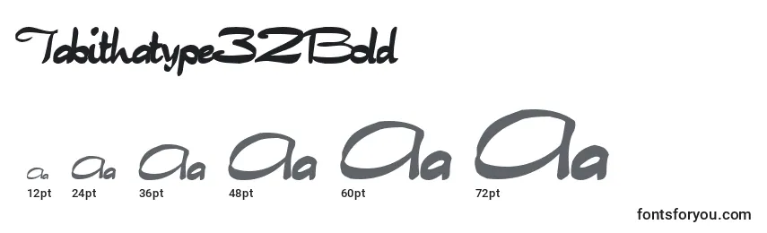 Tabithatype32Bold Font Sizes