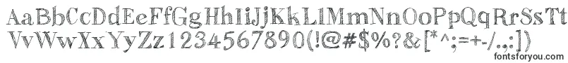 Czcionka SketchFineSerif – czcionki OTF