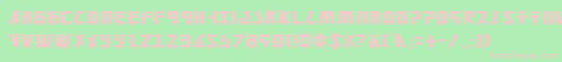 Falconv2c Font – Pink Fonts on Green Background